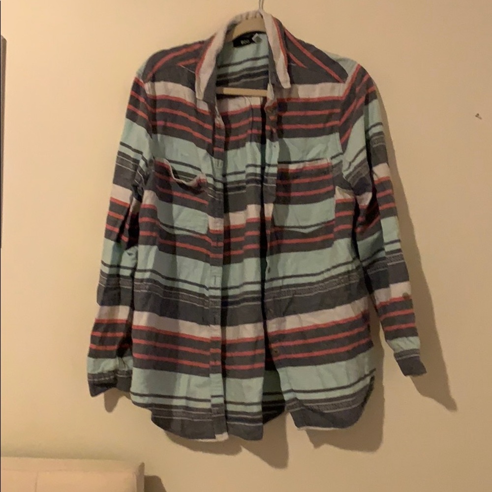 Flannel Button Down Shirt. Soft.
